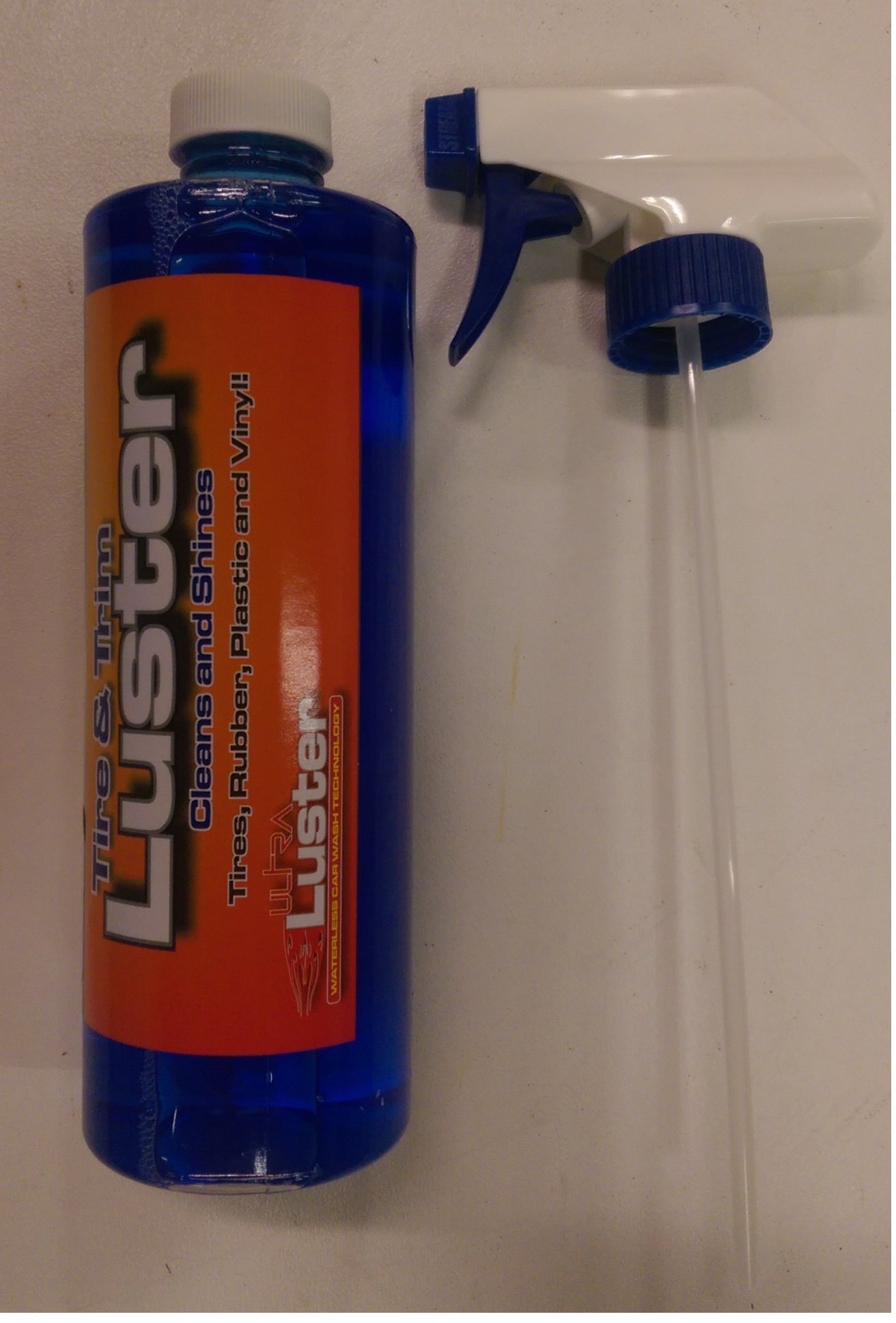 Ultra Luster Tire & Trim Cleaner - 16 oz Spray Bottle for Cleaning & Shining Tires, Rubber, Plastic & Vinyl Surfaces | Perfect for Cars, Trucks, Motorcycles & Outdoor Furniture