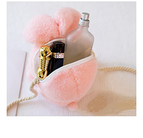 Cute Bunny Plush Backpack for Girls - Kawaii Stuffed Animal Shoulder Bag with Coin Purse, Pink Birthday Gift for Kids - Perfect for School, Travel & Playdates