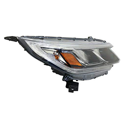 Compatible LED Daytime Running Light & Halogen Headlight for 2015-2016 Honda CR-V Passenger Side - Perfect for Night Driving & Enhanced Road Visibility
