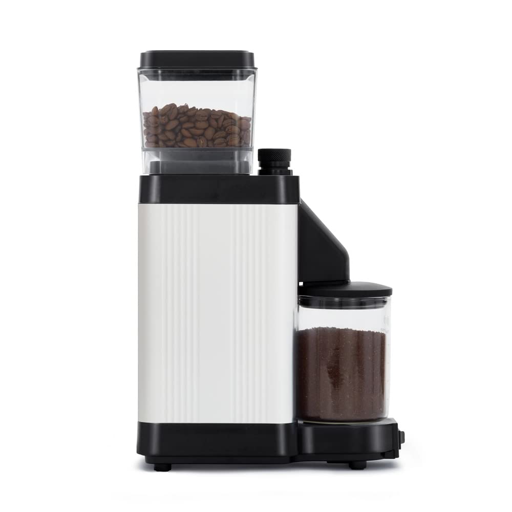 Technivorm Moccamaster 49522 KM5 Burr Coffee Grinder - Matte White - Premium Coffee Bean Grinder for Espresso, French Press & Drip Coffee - Perfect for Home & Office Use