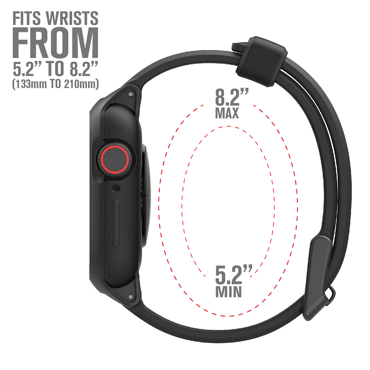 Compatible Small Size Replacement Band for Apple Watch Series 9/8/7/6/5/4/3/2/1/SE (Gen 2/1) - Perfect for Workouts, Running & Everyday Wear
