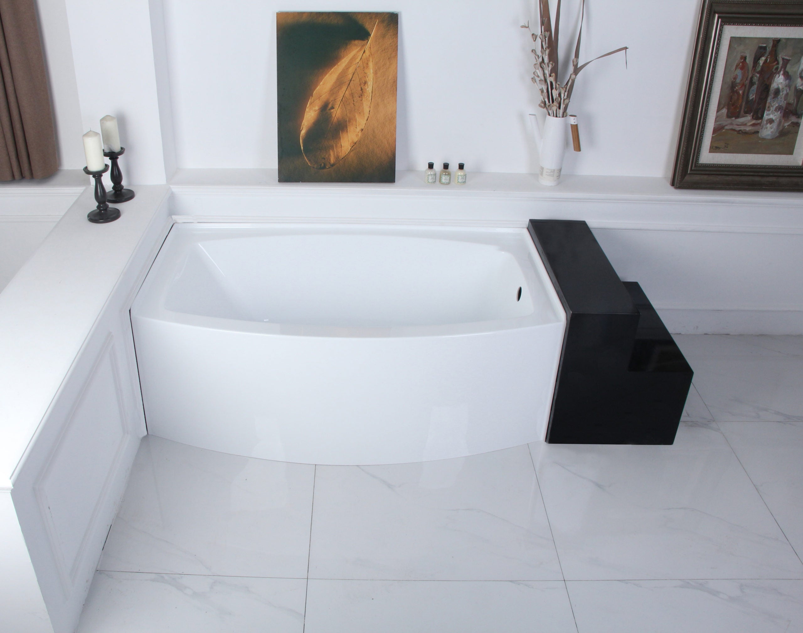 Aqua Eden VTDR603022L Inflection Alcove Bathtub 60