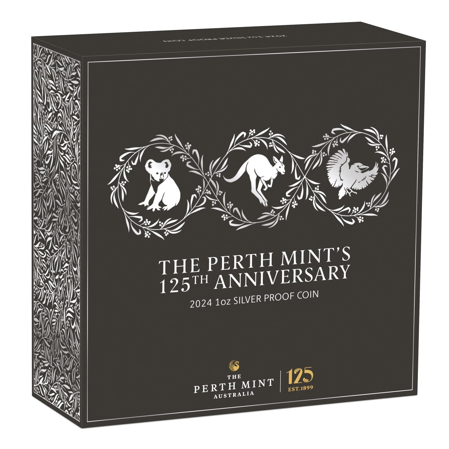 2024 Perth Mint 125th Anniversary 1 oz Silver Proof Coin $1 - Limited Edition Collectible for Investors & Coin Enthusiasts - Perfect for Gifts, Display & Portfolio Diversification