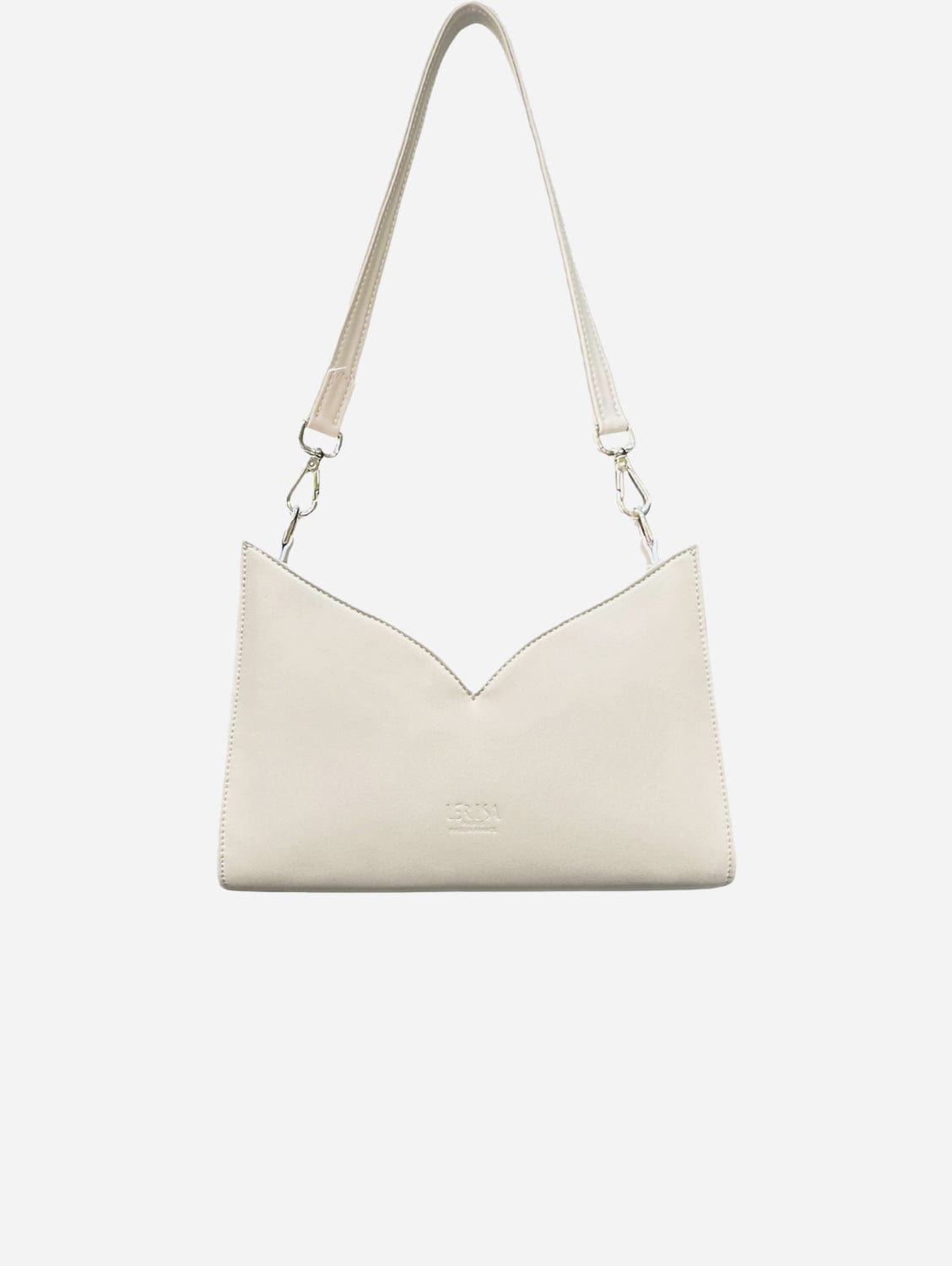 Lerisa Vegan Grape Leather Crossbody Bag for Women | Cream | Perfect for Work, Travel, and Everyday Use