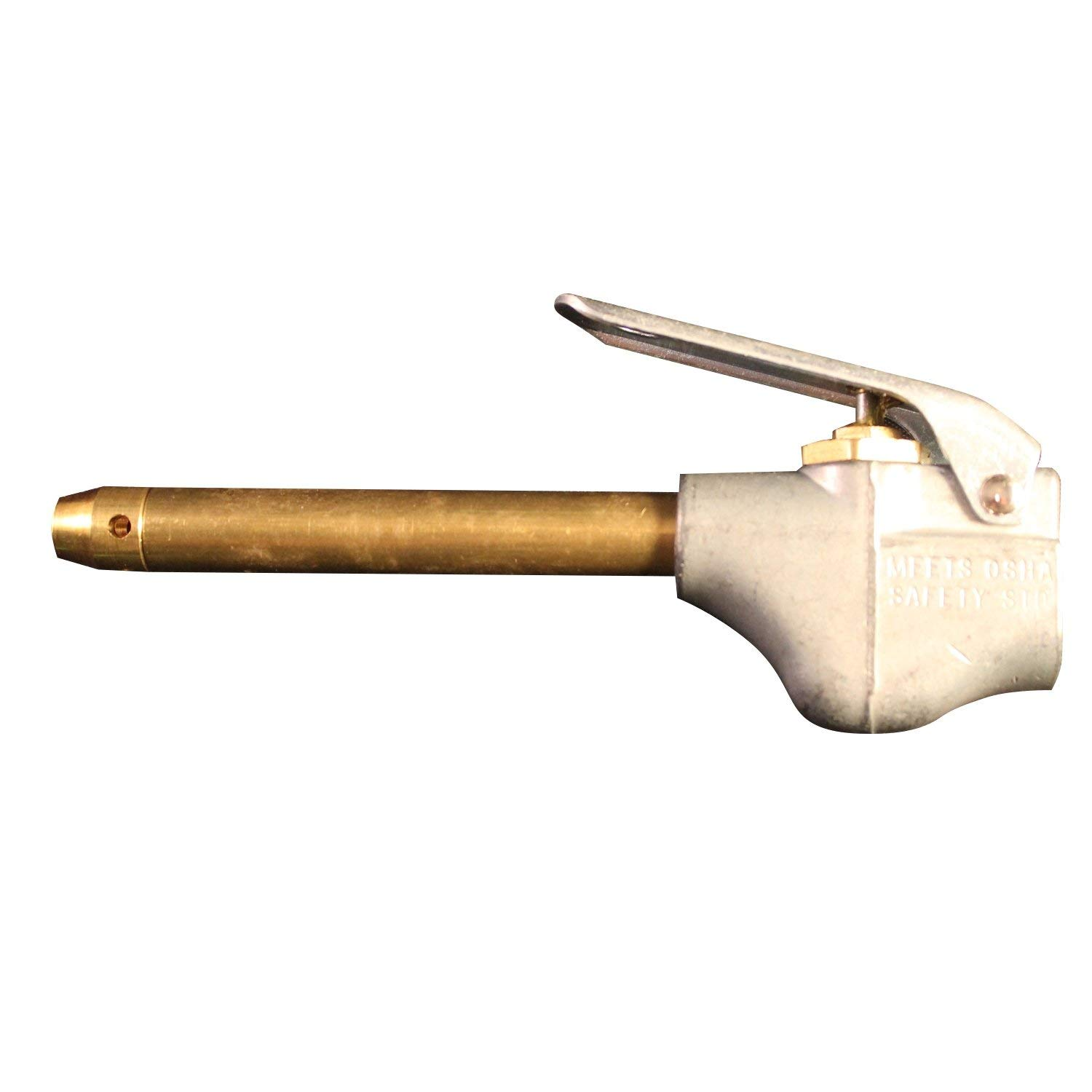 Milton S-150 Full Flow Safety Lever Blow Gun - OSHA Compliant Air Tool for Industrial Cleaning, Dusting & Drying - Perfect for Automotive, Woodworking & Metalworking Shops