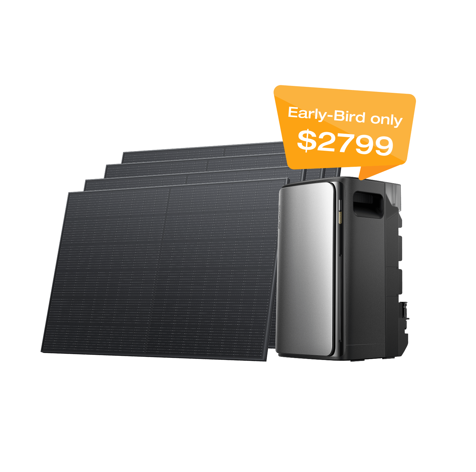 EcoFlow STREAM Ultra Portable Power Station | 720Wh Solar Generator for Camping, RV, Emergencies & Off-Grid Living | Fast Charging, Lightweight & Quiet Operation