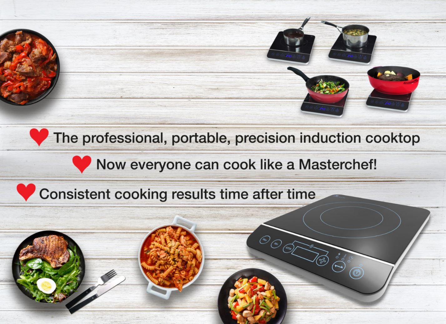 Taste The Difference - Perfect Temperature Cooker for Slow Cooking, Sous Vide & Meal Prep | Electric Kitchen Appliance