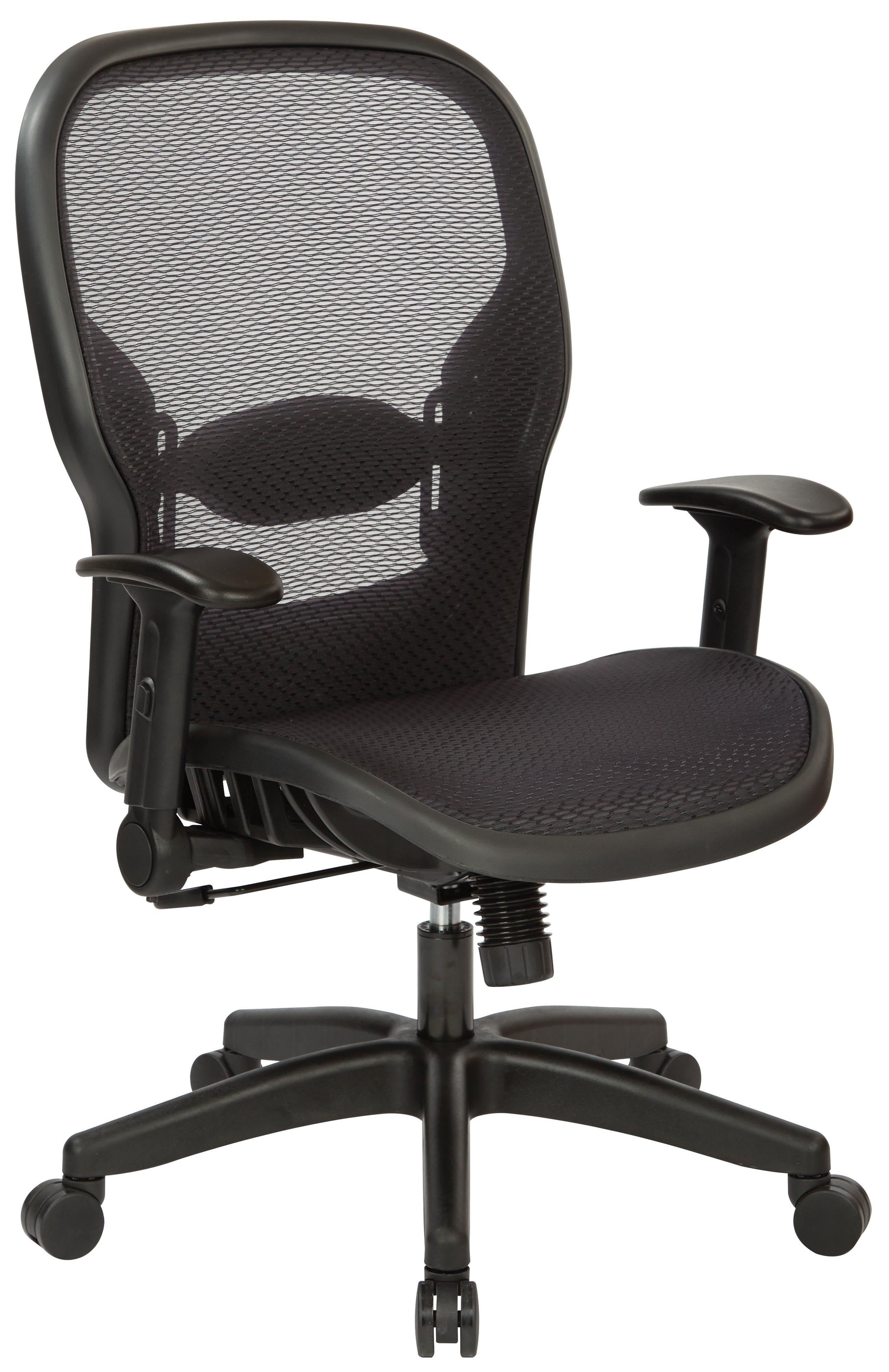Office Star Space Seating® Managers Chair with Air Grid® Back and Seat - Ergonomic Executive Office Chair for Comfort & Support - Perfect for Home Office, Conference Rooms & Corporate Workspaces