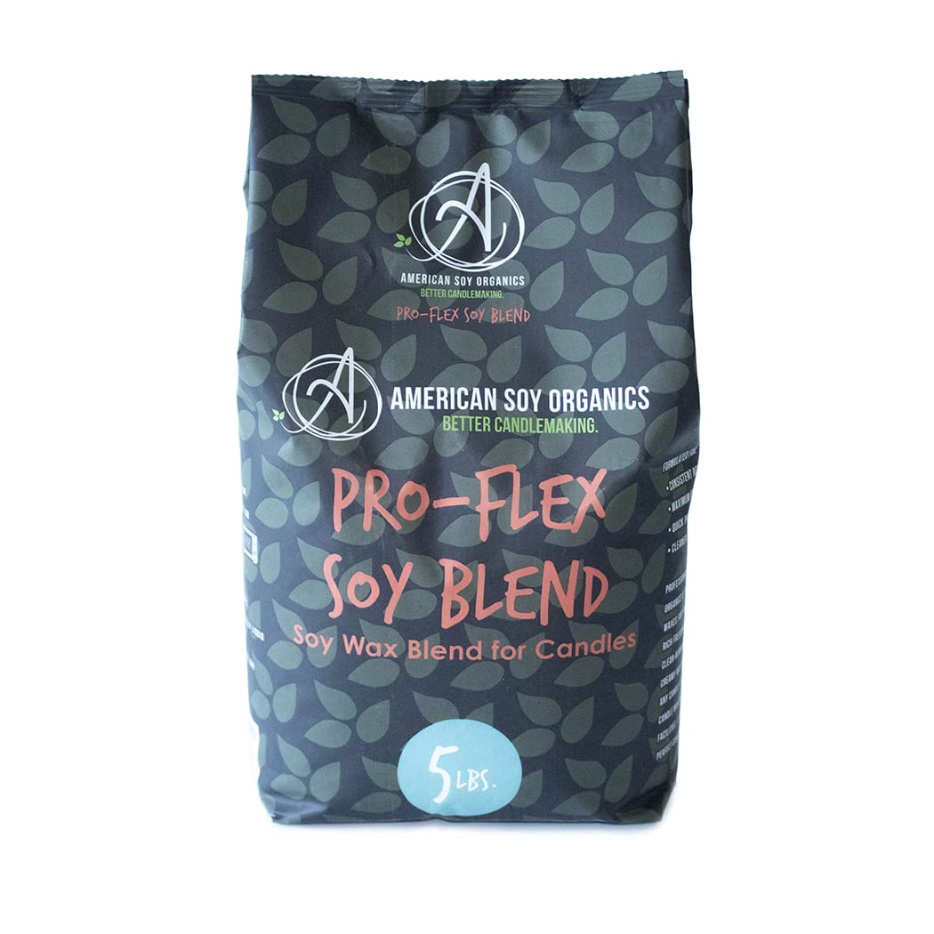 Premium Soy Wax Beads for Candle Making - 5 lbs All-Natural Soy Blend Wax - Beeswax-Free Candle Making Supplies for Container Candles, Tealights & Wax Melts - Perfect for DIY Home Candles, Gifts & Aromatherapy