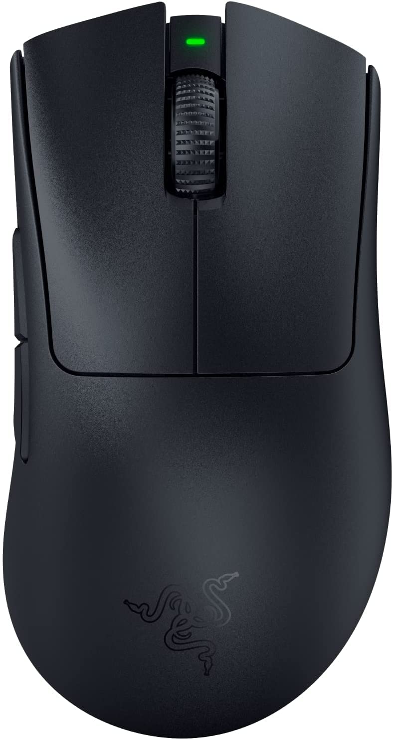 Razer DeathAdder V3 Pro Wireless Gaming Mouse - 30K DPI Optical Sensor, 90Hr Battery, RGB Lighting (Black) - Perfect for FPS, MOBA & Esports Gaming