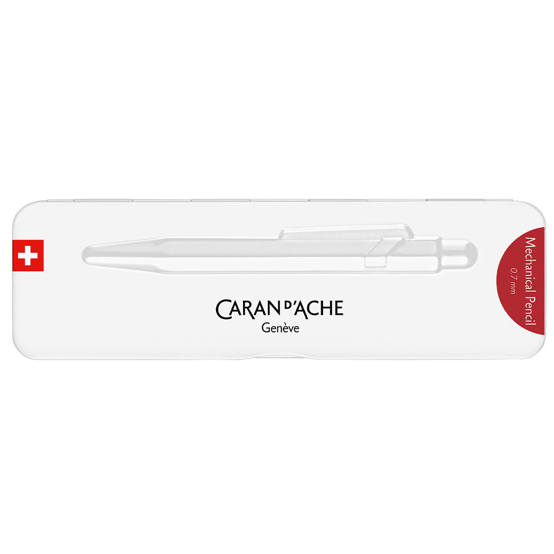 Caran d'Ache 844 Colormat X Mechanical Pencil - 0.7mm Drafting Pencil with Slimpack Red Design for Artists, Architects & Students - Perfect for Sketching, Technical Drawing & Note Taking