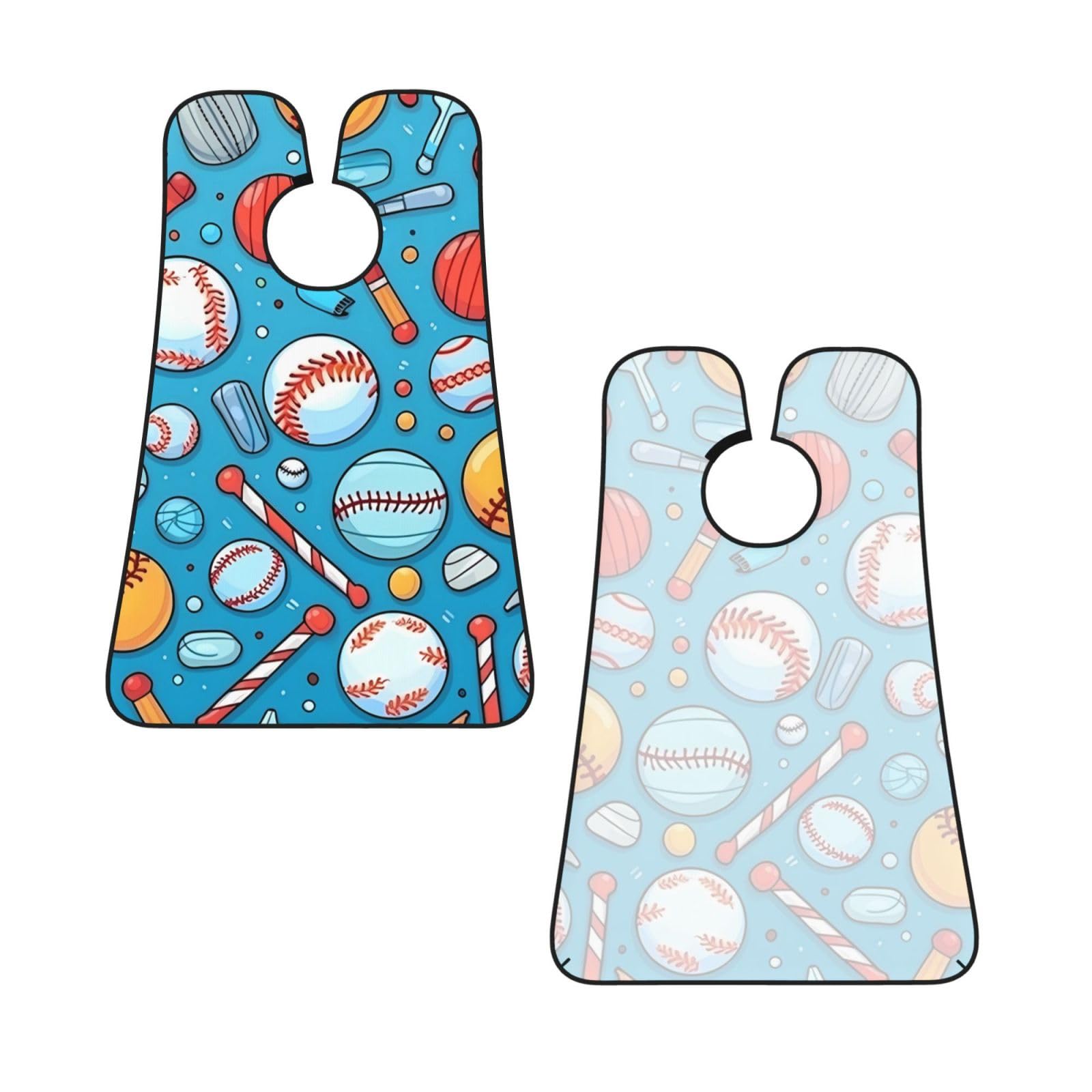 **Men's Baseball Beard Bib Apron - Non-Stick Beard Hair Catcher for Shaving & Grooming - Perfect Gift for Husband or Dad - Great for Sports, Softball & Daily Grooming**