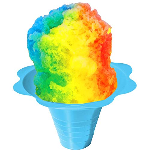 Premium 8oz Shaved Ice Cups - Case of 1000 (4 Color Options) for Snow Cones, Italian Ice & Frozen Treats - Perfect for Parties, Carnivals & Food Service Businesses
