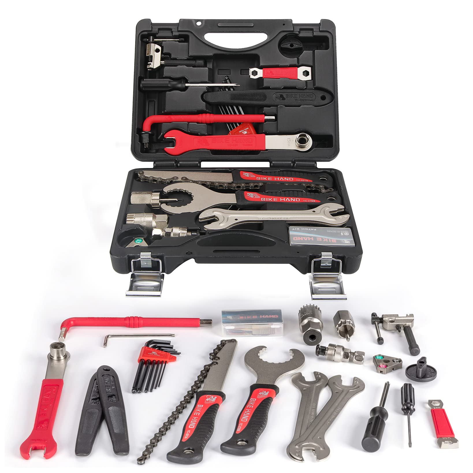 Professional Bike Repair Tool Kit - Complete Mountain & Road Bicycle Maintenance Set with Storage Case | Perfect for Home Mechanics, Cycling Enthusiasts & Outdoor Adventures