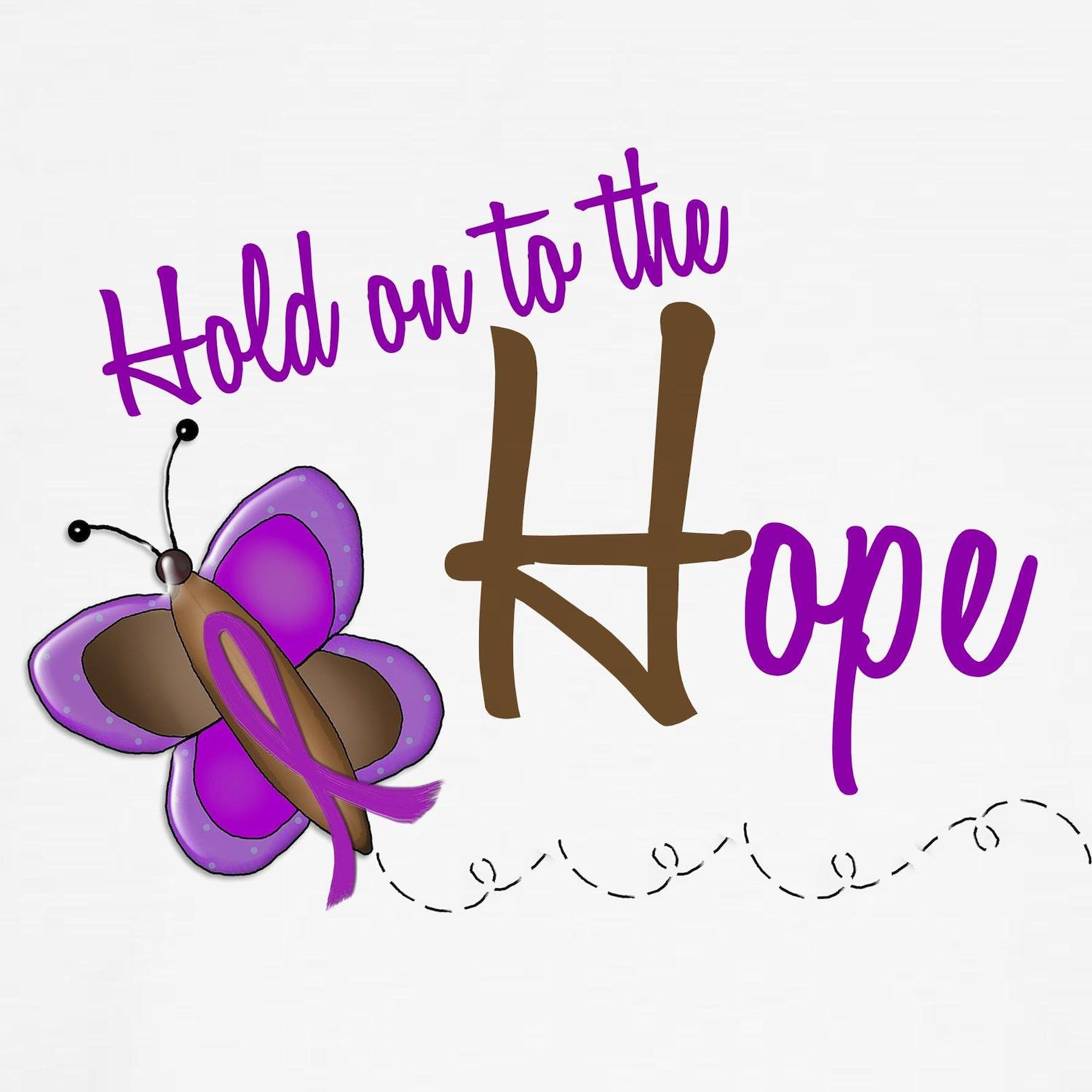 Hold On to Hope Butterfly & Purple Dog T-Shirt - Funny Pet Costume for Dogs | Cute Dog Clothes for Daily Wear & Special Occasions