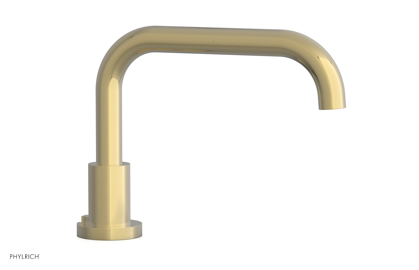 BASIC Deck Tub Spout D5132 - Chrome Bathroom Faucet Spout for Bathtub, Durable Brass Construction - Perfect for Bathroom Renovation & Modern Home Decor