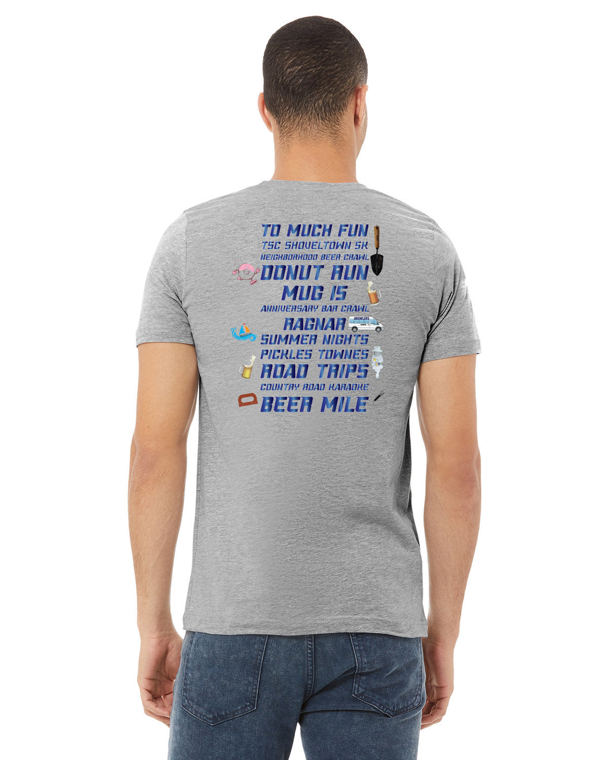 Growlers Unisex T-Shirt (3001CVC) - Comfortable Cotton Tee for Men & Women - Perfect for Casual Wear, Outings & Gifts