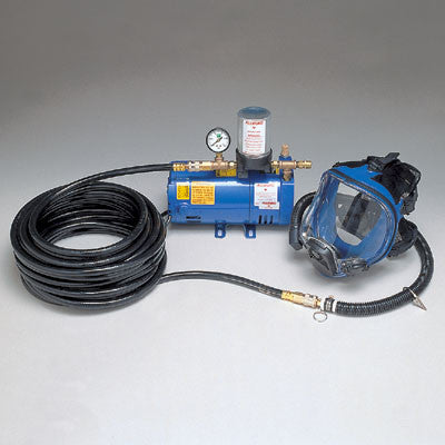 Allegro 9200/9210 Full Face Airline Respirator System - OSHA Approved for Industrial Safety, Painting, Chemical Handling & Hazardous Work Environments