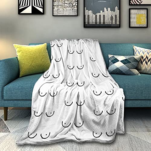 Boobs Breasts Pattern Print White