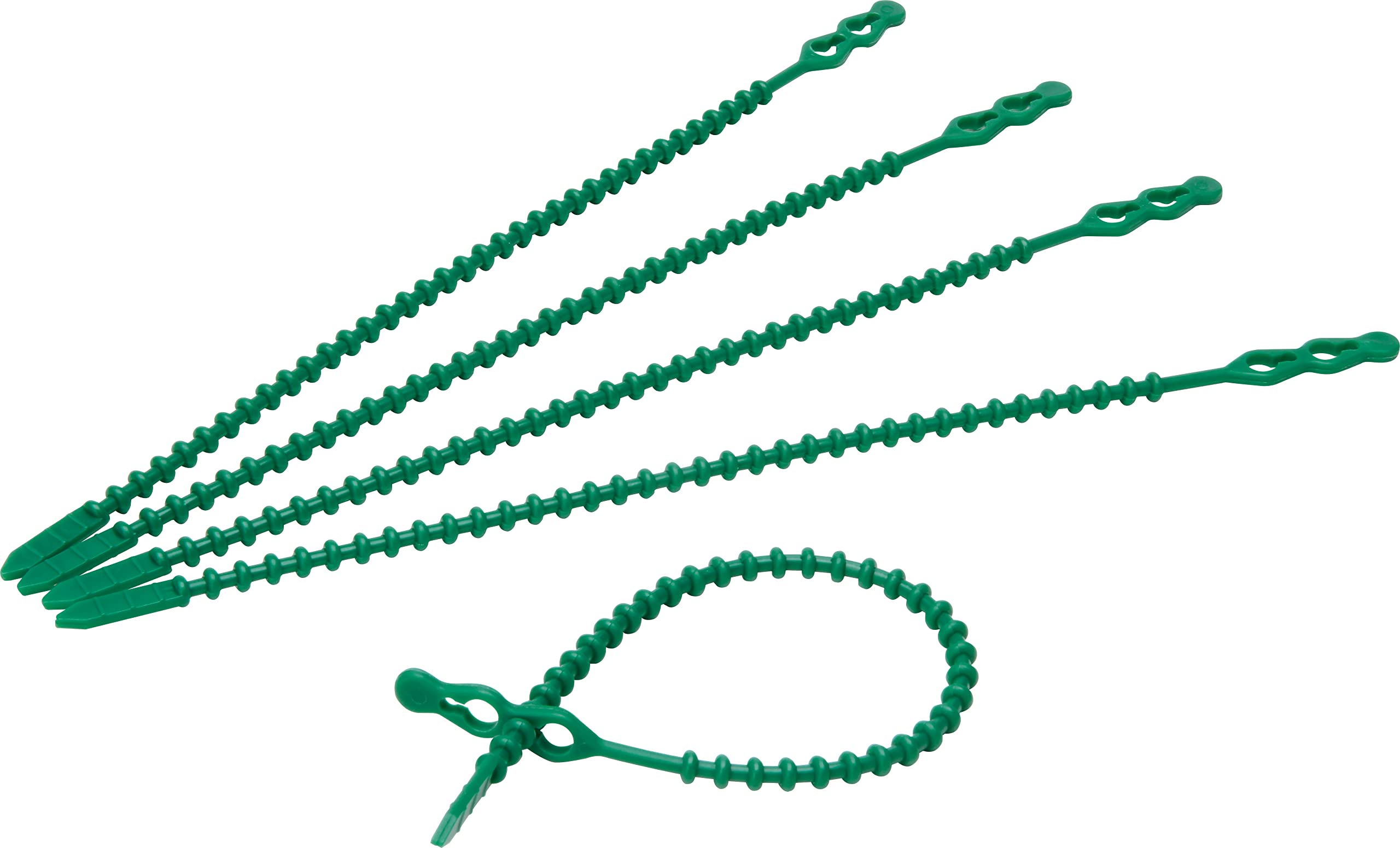 50 Pack Recyclable Garden Cable Ties - 23.5cm (9.25 Inch) Heavy Duty Plant Support Straps for Outdoor Gardening, Greenhouse & DIY Projects | Eco-Friendly Plant Ties for Secure Vine, Tomato & Vegetable Support
