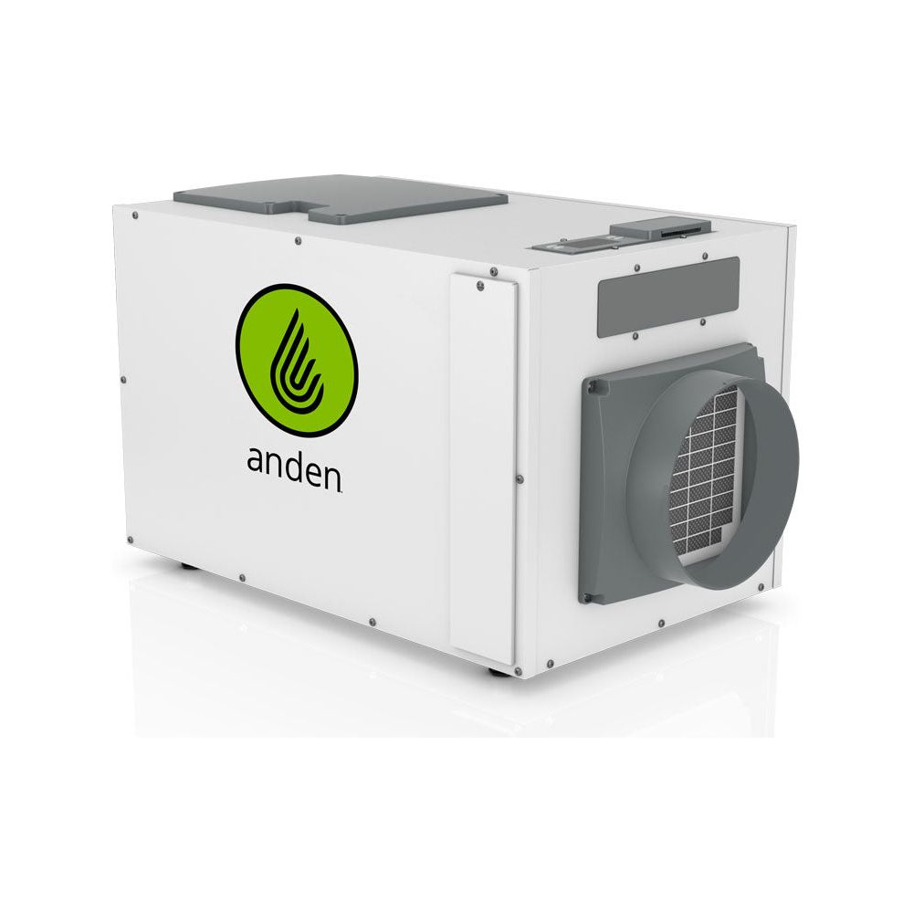 Anden A130 Dehumidifier - 130 Pints Per Day Capacity, Energy Efficient Quiet Operation for Basement, Home, Garage & RV Moisture Control