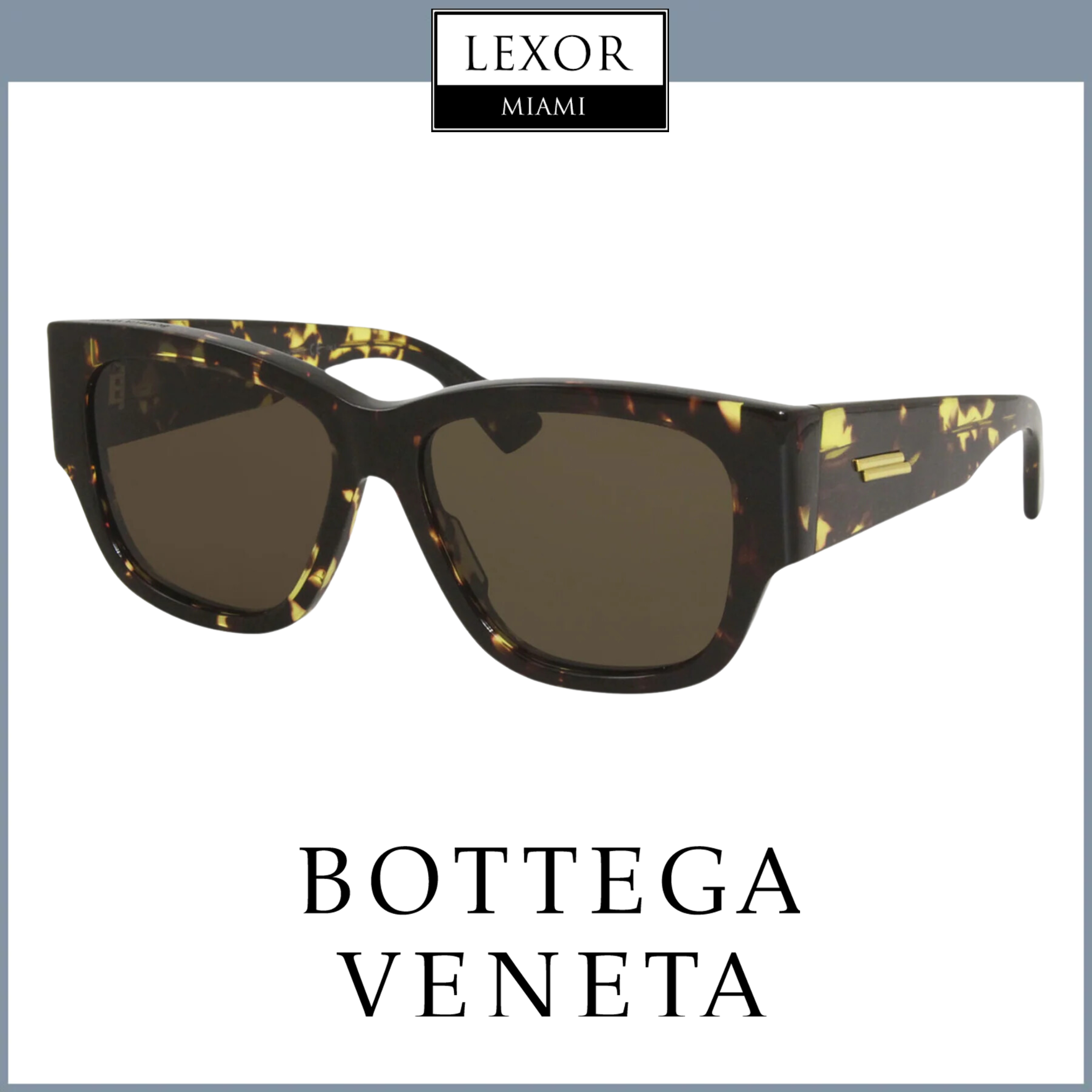 Bottega Veneta BV1026S 002 55mm Women's Designer Sunglasses UV Protection Luxury Fashion Shades for Women - Perfect for Beach, Driving & Outdoor Activities