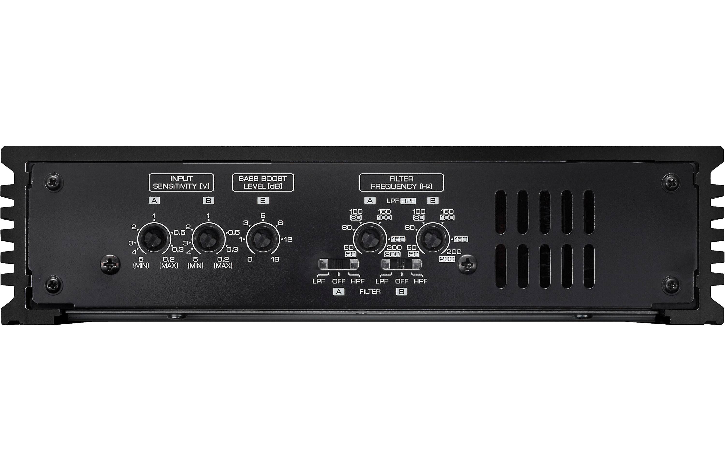 Kenwood X302 4 eXcelon X Series 4 Channel Car Amplifier - High Power 1200W 4-Channel Car Audio Amp for Clear Sound | Perfect for Car Audio Systems, Trucks & SUVs
