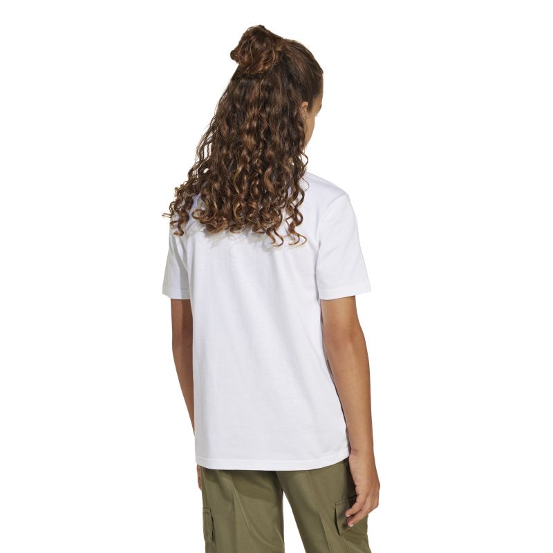Adidas Boys Essentials Small Logo T-Shirt - Comfortable Cotton Tee for Kids - Perfect for School, Sports & Everyday Wear