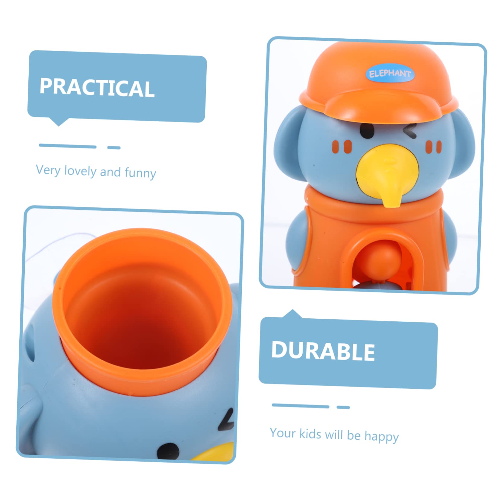 VICASKY 3-Piece Rotating Bath Toy Set for Kids - Fun Water Play Bathtub Toys with Splash Action - Durable Plastic Bath Time Toys for Toddlers & Infants - Perfect for Bathtime Fun, Sensory Play & Early Learning Development