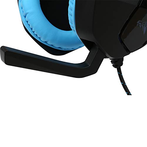 Professional LED Gaming Headset with Microphone for PS5 - Noise Cancelling, Mute Function & Comfortable Design | Compatible with PS4, Xbox Series X/S, PC & Mac | Perfect for Competitive Gaming & Late-Night Sessions