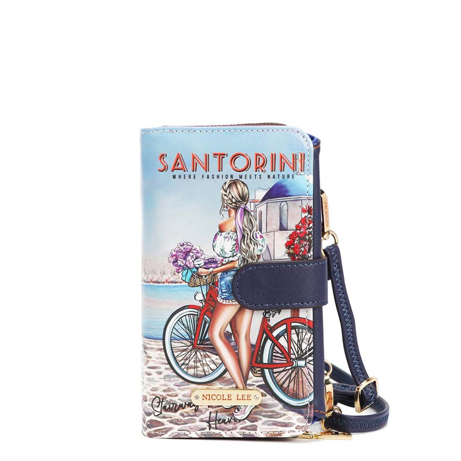 Stylish Trifold Phone Case with Crossbody Wallet - Perfect for Hands-Free Convenience While Shopping, Traveling, or Running Errands