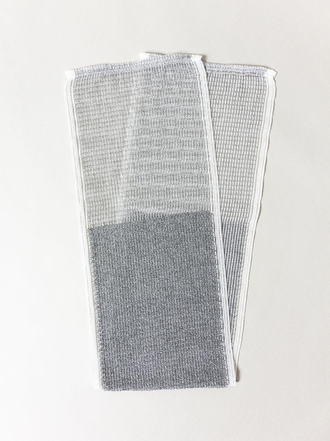 Morihata Binchotan Charcoal Exfoliating Body Scrub Towel - Deep Cleansing & Detoxifying for Smooth Skin - Perfect for Shower, Spa & Daily Skincare Routine