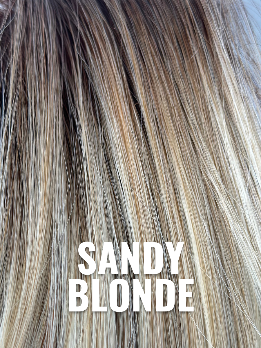 JOYFUL SOUND Sandy Blonde Hair Extensions - Premium Clip-in Human Hair for Volume & Length - Perfect for Parties, Weddings & Everyday Styling