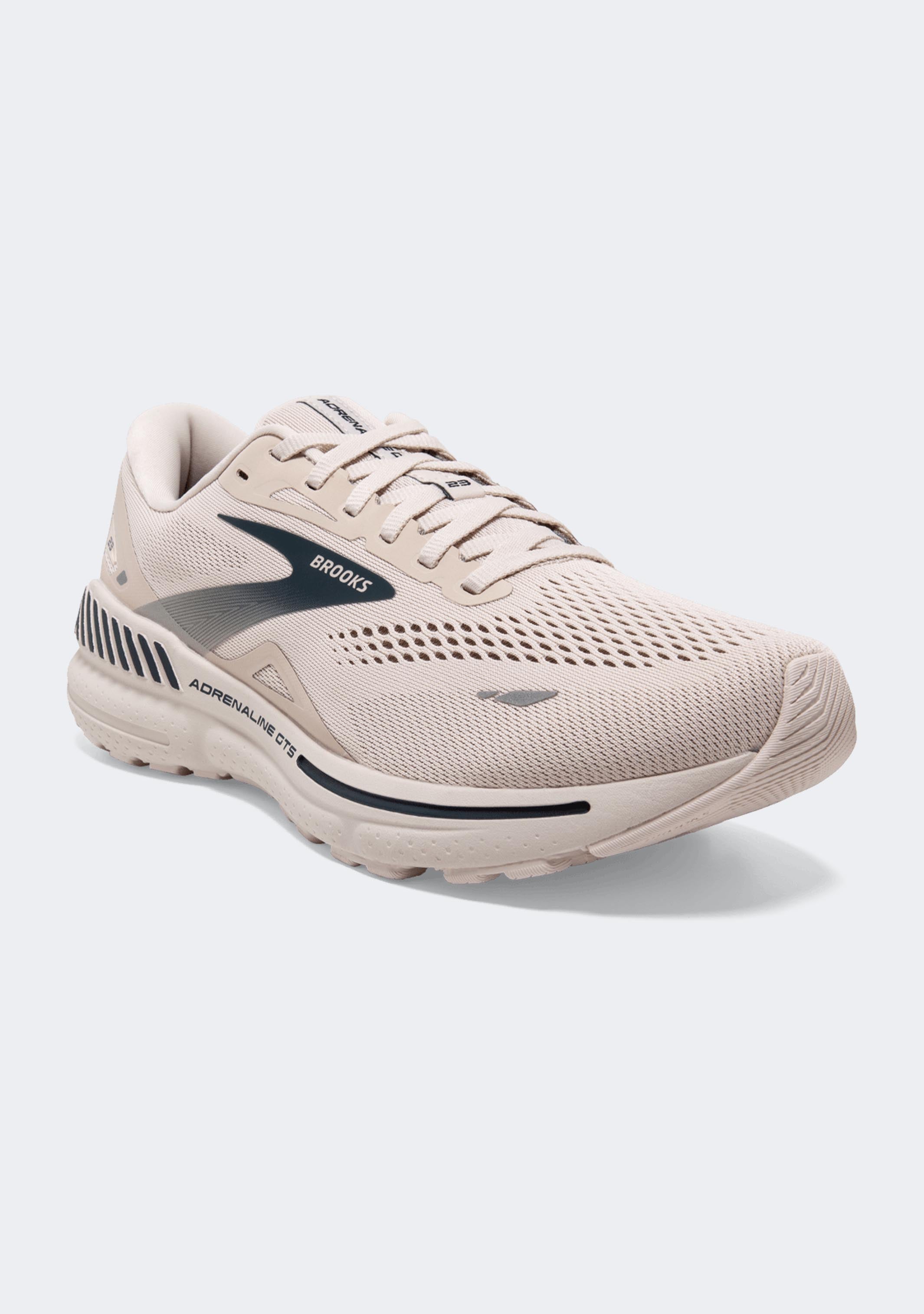 Brooks Men's Adrenaline GTS 23 Running Shoes - Supportive & Cushioned for Road Running, Jogging, Walking - Lightweight Stability Sneakers for Men with GuideRails Technology (Perfect for Marathon Training & Daily Workouts)