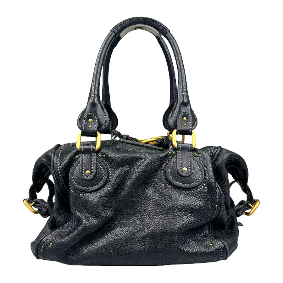 Chloe Big Lock Leather Handbag for Women - Luxury Designer Tote Bag for Work, Travel & Everyday Use