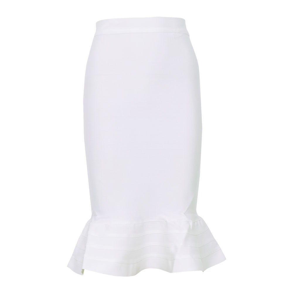 HL Bandage Mermaid Fishtail High Waist Rayon Pencil Skirt for Women - Sexy Bodycon Party & Club Dress (Perfect for Night Out, Date Night, and Special Occasions)