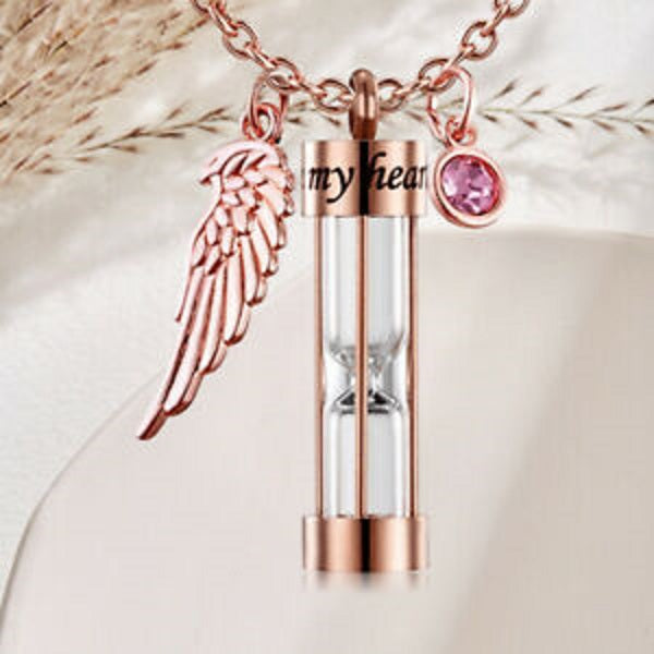 My Heart Keepsake Necklace - Personalized Memorial Jewelry for Loved Ones | Perfect for Anniversaries, Valentine's Day & Remembrance Gifts