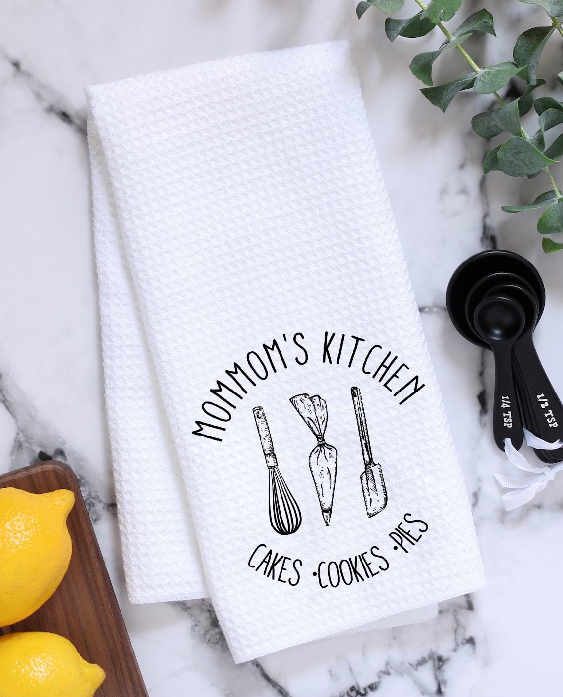 Premium Absorbent Kitchen Towels - Soft Dish Towels for Cooking, Baking & Cleaning - Ideal Gift for Mom (Birthday, Christmas, Mother's Day) - Perfect for Everyday Kitchen Use & Holiday Gifting