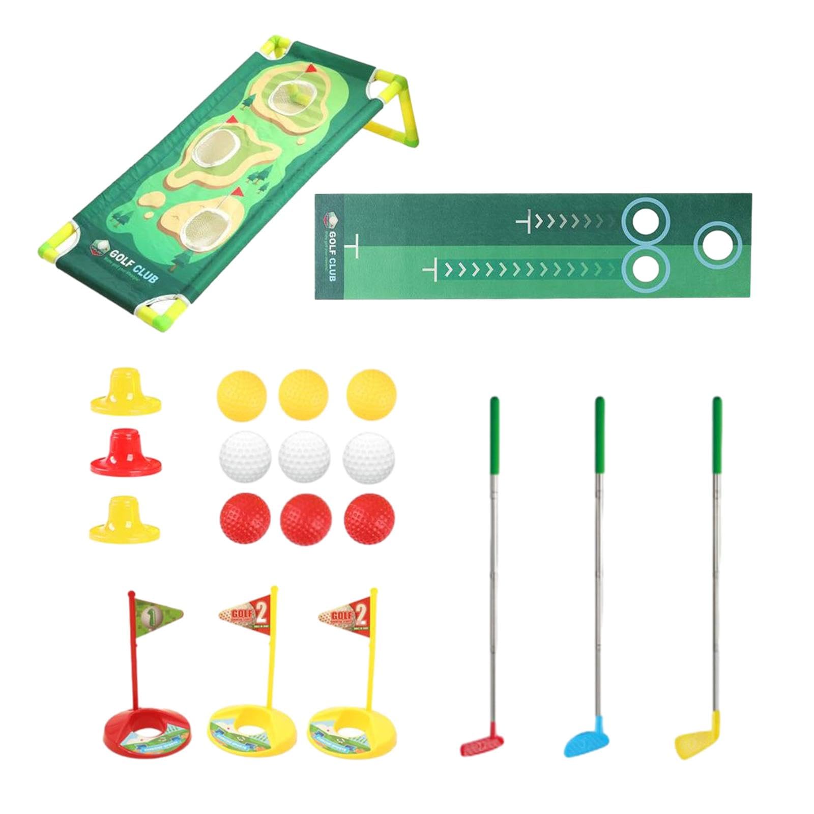 Kokiya Kids Golf Set - Training Golf Balls & Mini Golf Clubs for Children | Perfect for Backyard Play, Birthday Gifts & Junior Golf Practice | Style C