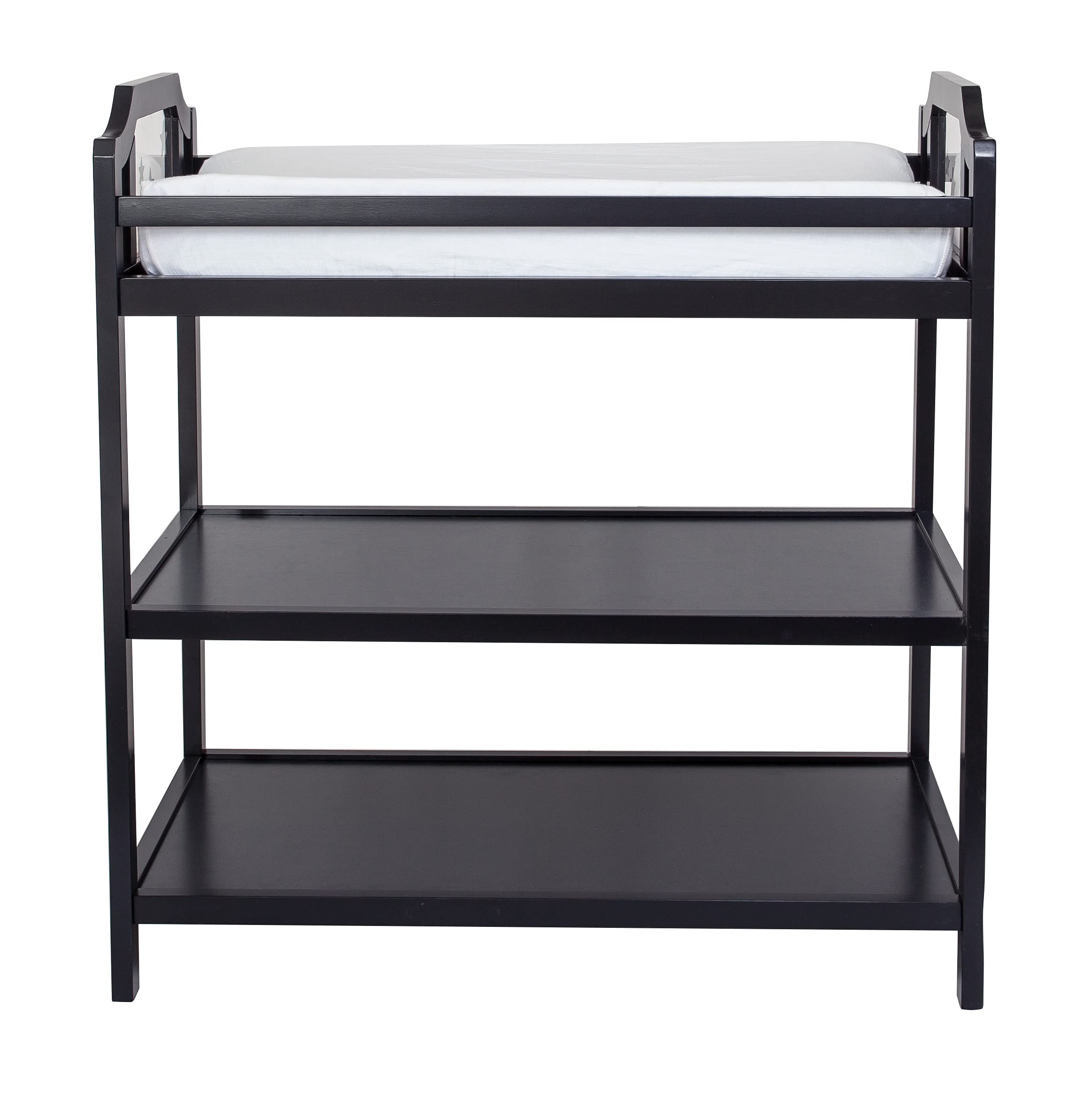 Celeste Baby Changing Table with Storage - Black Nursery Furniture for Diaper Changing & Organization | Perfect for Newborns & Toddlers