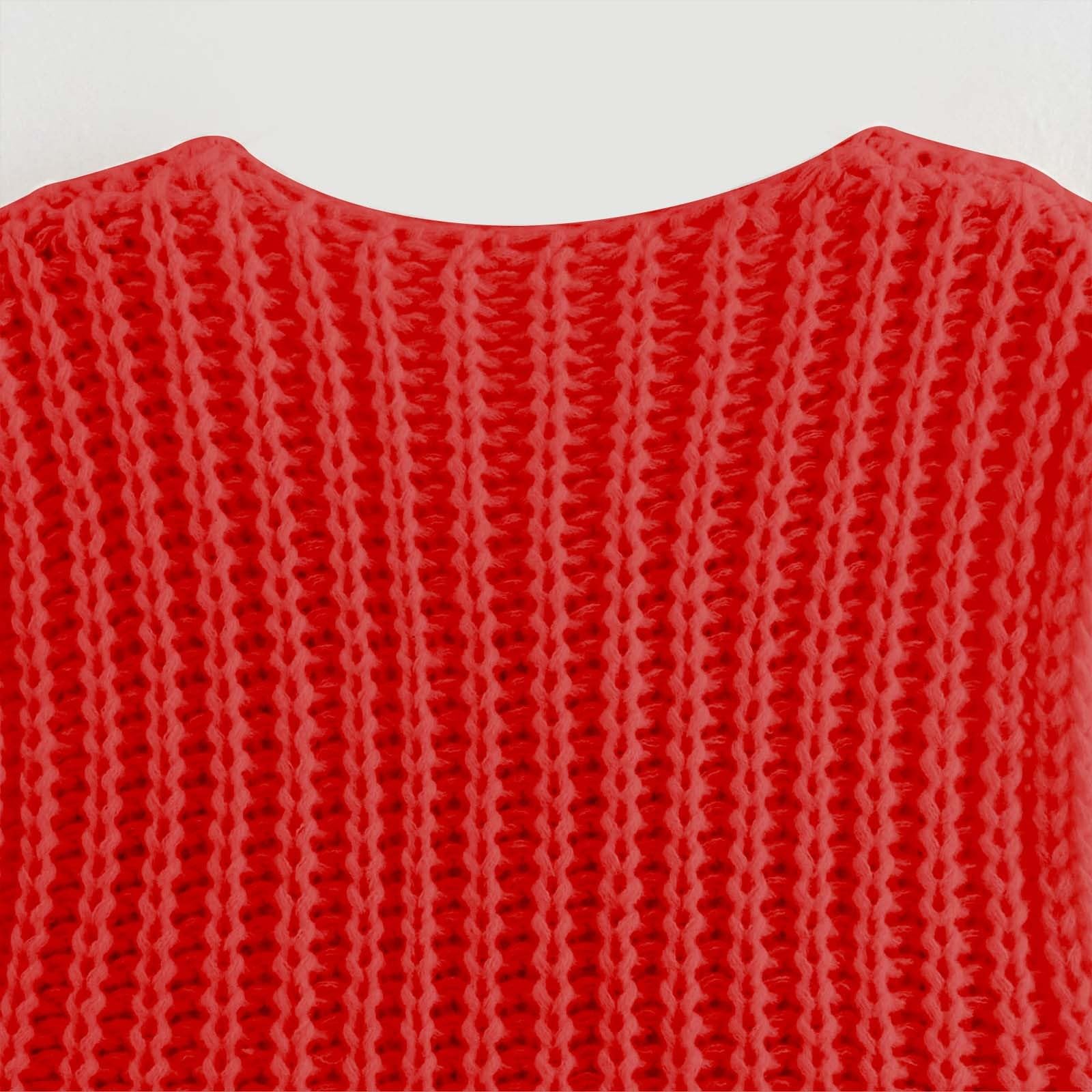 Women's Red Knitted Sleeveless Vest Top - Amazon Prime Labor Day Clearance Sale 50% Off | Cozy Travel Essentials & Casual Layering Outfits