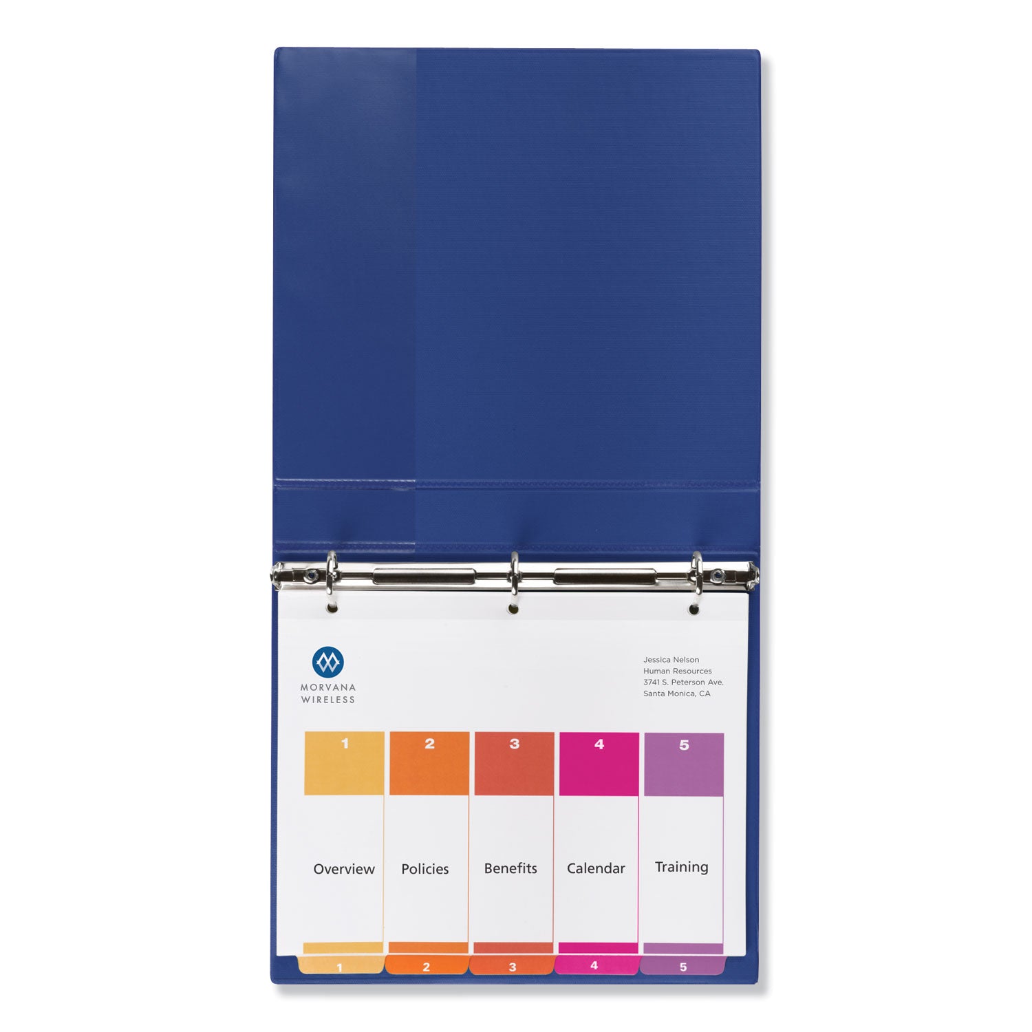Avery Customizable TOC Ready Index Multicolor Tab Dividers - 5 Tabs (1-5), 11 x 8.5 Inches, White with Traditional Color Tabs - Perfect for Office Organization, School Binders & Document Filing Systems