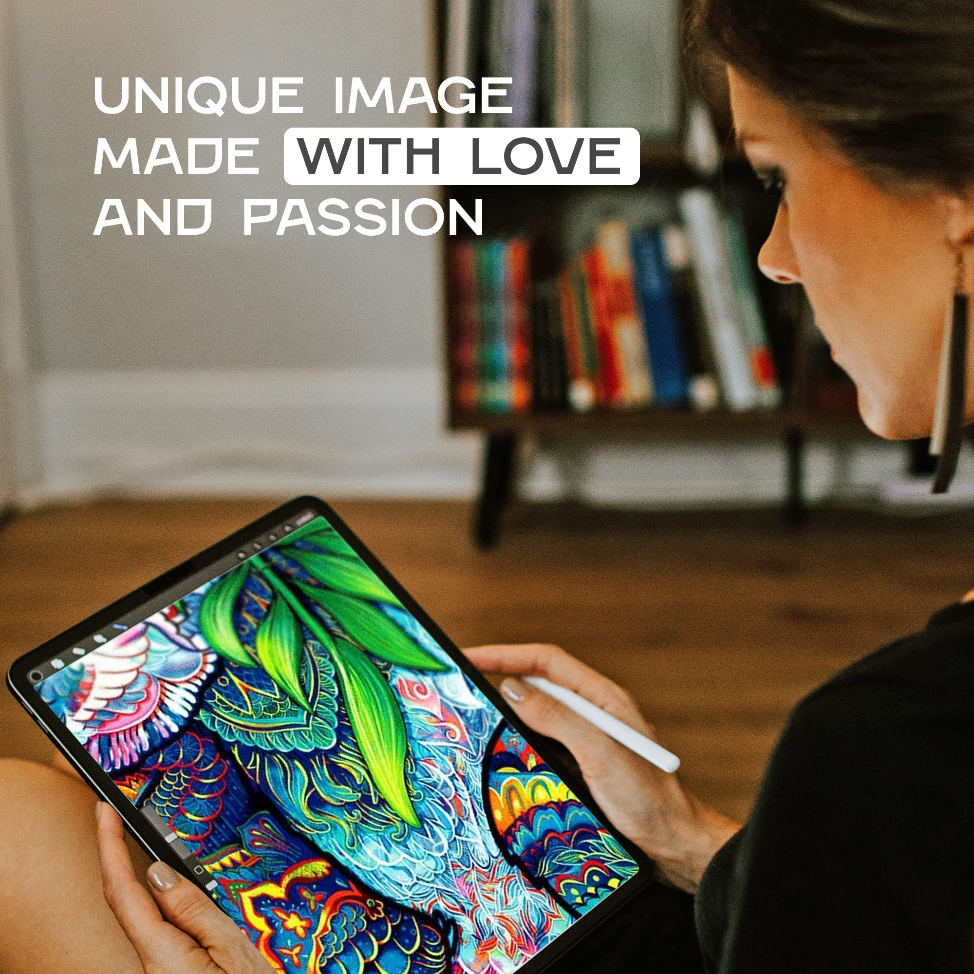 UNIDRAGON Premium 700-Piece Wooden Jigsaw Puzzle - Serious Panda Art, Large 17.3x23.2 Inches, Unique Shaped Pieces, Perfect Gift for Adults & Kids | Fun Family Activity, Home Decor, Stress Relief & Brain Teaser