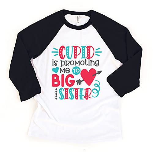 3/4 Sleeve Black Raglan