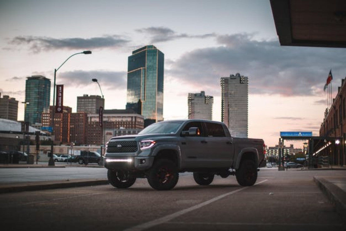 2014-2021 Toyota Tundra LED Light Bar Bracket Kit - Durable Off-Road Mounting System for Fog Lights & Auxiliary Lighting - Perfect for Night Driving, Off-Roading & Truck Customization