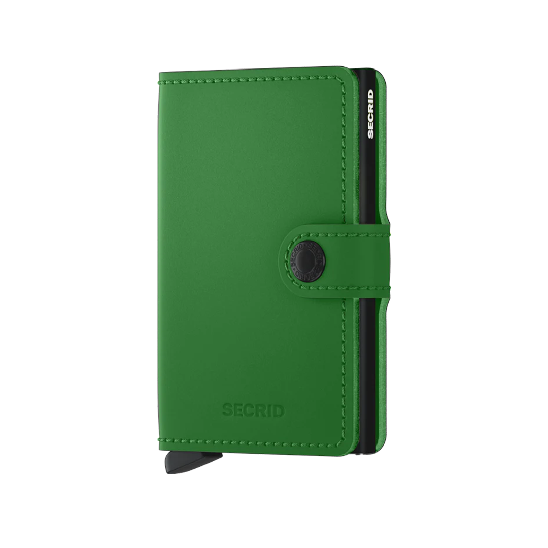 SECRID Miniwallet Matte - Slim RFID Blocking Leather Wallet for Men & Women | Perfect for Travel, Business & Everyday Use