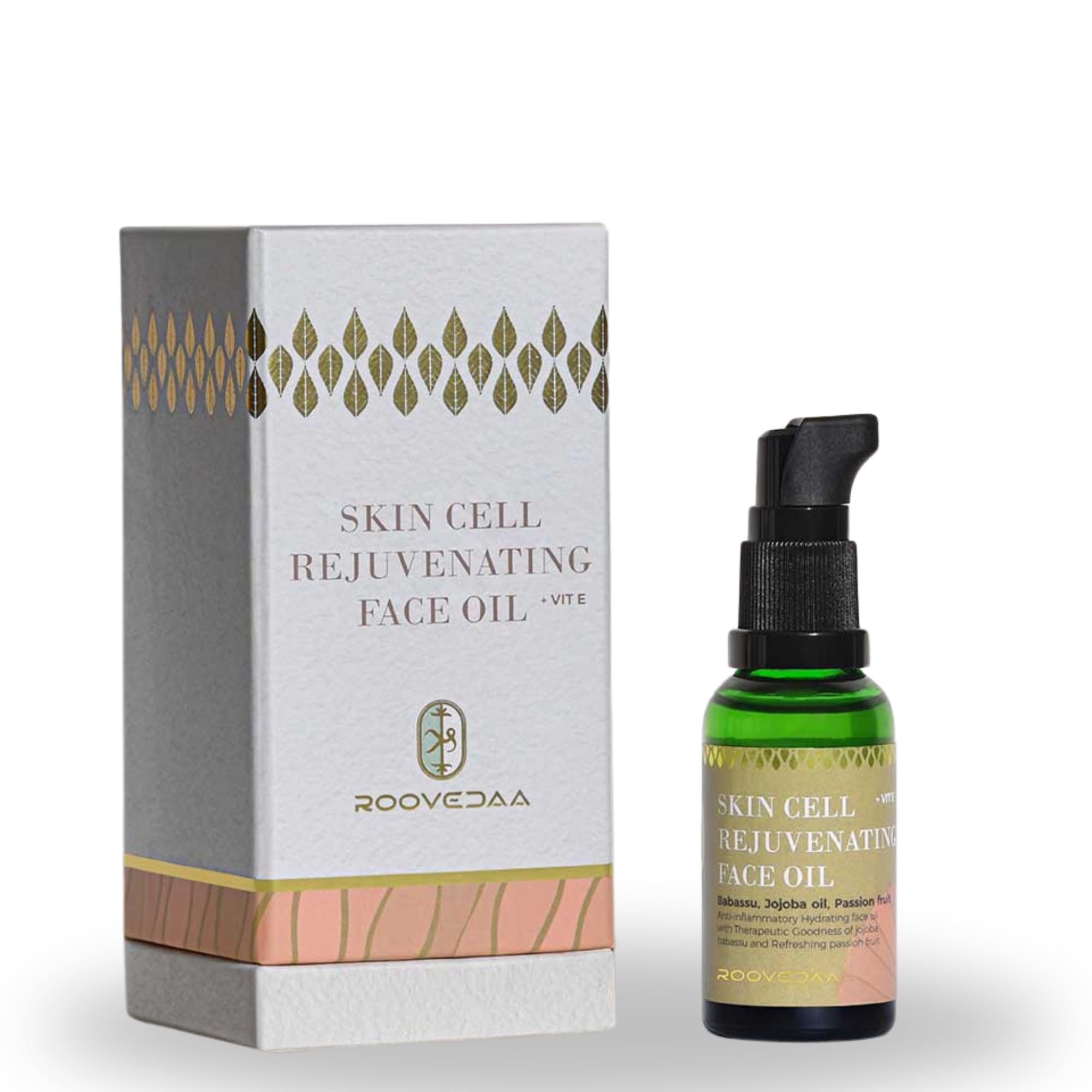 Roovedaa Anti-Aging Face Oil with Jojoba, Babassu & Passion Fruit | Natural Essential Oils for Skin Rejuvenation & Collagen Boost | Hydrating Moisturizer Improves Skin Texture & Radiance | 30ml | Perfect for Nighttime Skincare & Daily Glow Routine