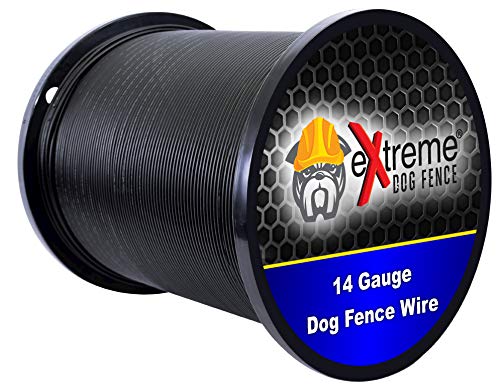 14 Gauge Heavy Duty Dog Fence Wire - Professional Boundary Wire for All Electric Dog Fence Brands - Above Ground or Buried Installation - Lasts 20+ Years - Perfect for Backyard Pet Safety and Containment