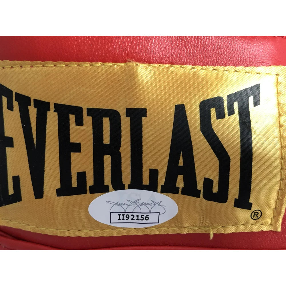 Chiquita Gonzalez Autographed Everlast Boxing Gloves - Hand Signed by Humberto Gonzalez with JSA COA - Perfect for Boxing Memorabilia Collectors & Sports Fans Display