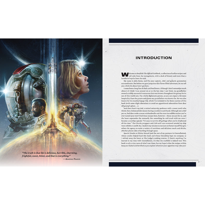 Starfield: The Official Cookbook - Recipes Inspired by the Game - Perfect for Gamers and Sci-Fi Fans